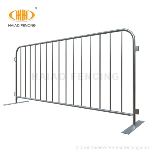 Security Portable Barricade Flat feet galvanized crowd control barrier Supplier